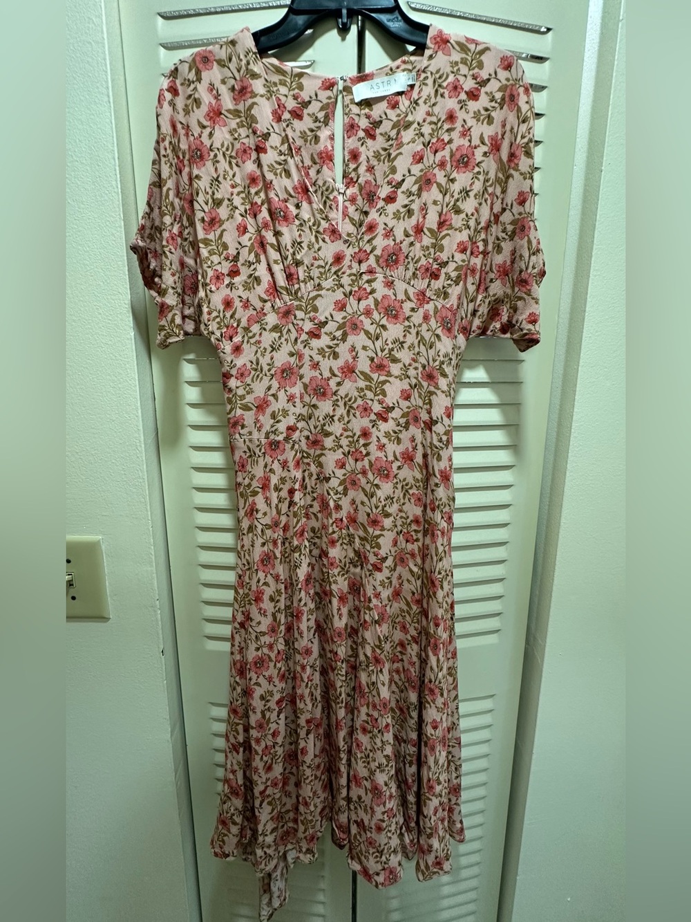Astr Blush Pink Floral Maxi Dress